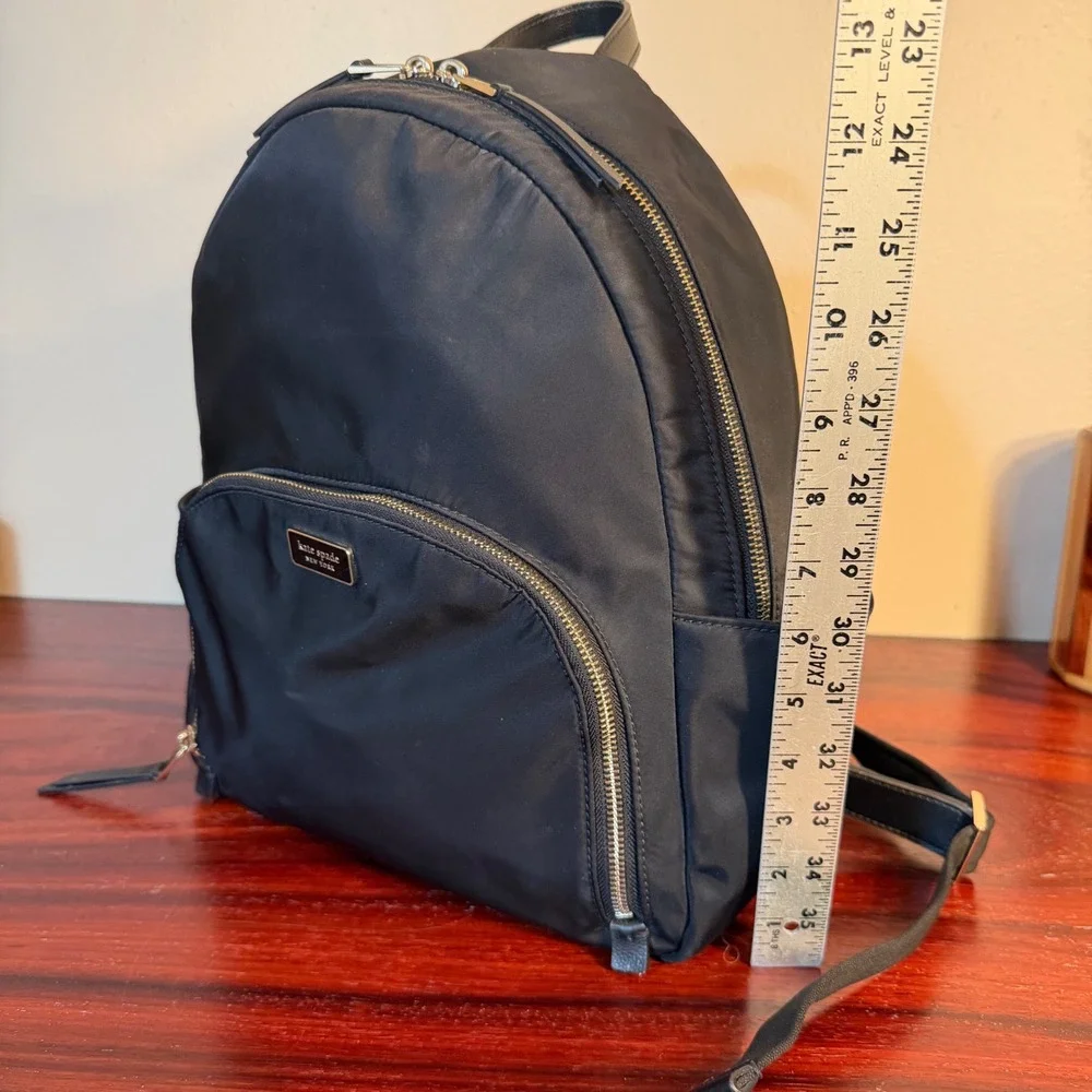 Kate Spade New York Chelsea Medium Nylon Backpack Black WKR00574